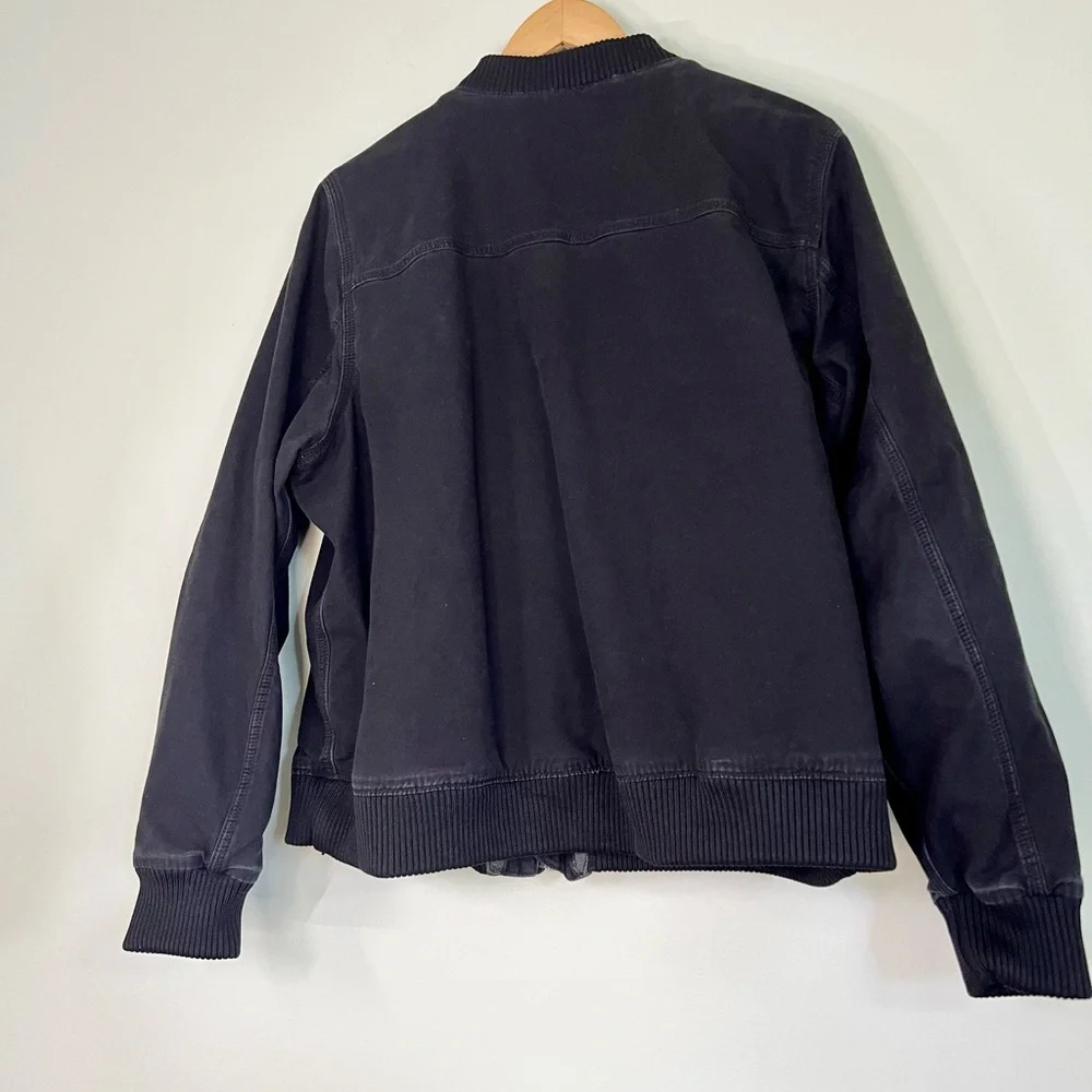 Carhartt Black Bomber Varsity Work Jacket - Picture 5 of 6